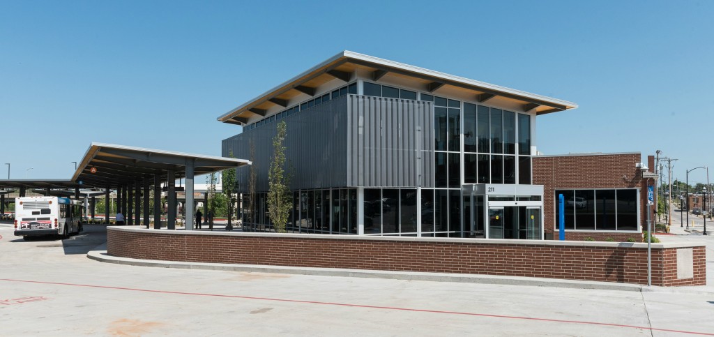 New Transit Center in Springfield, opened May 2016.